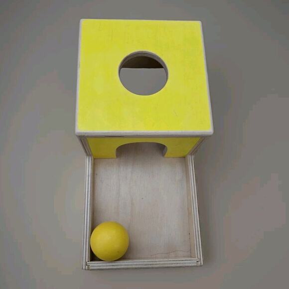 Lovevery Montessori Toys Ball Drop Wooden Box‎ The Inspector 7-8 Months w/ 1ball - Picture 1 of 4